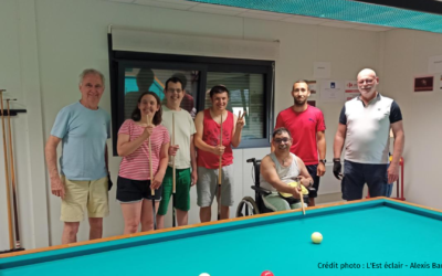 Sport et handicap | Du billard pour les résidents de Romilly